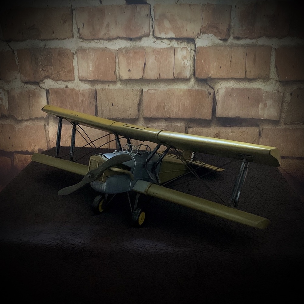 Vintage Metal Airplane